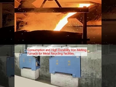Consumptie en hoge duurzaamheid ijzersmeltoven voor metaalrecyclinginstallaties