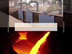 Verticale of horizontale ovenstructuur Kopersmeltoven met een hoge smeltdoeltreffendheid en een temperatuurbereik tot 1250 °C