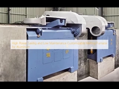Hoge energiebesparing en laag onderhoud aanpasbare smeltoven voor aluminium