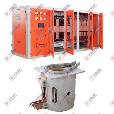 6000Kw Smelting Aluminium Shell Oven inductie smelting
