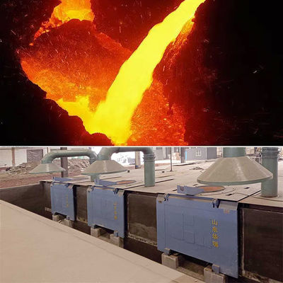 Industriële ijzer- en staalwarmtebehandelingsoven met temperatuurbereik 1500-1700°C Aanpasbare voedingsbron