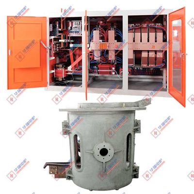 Inductie-aluminium schelpoven