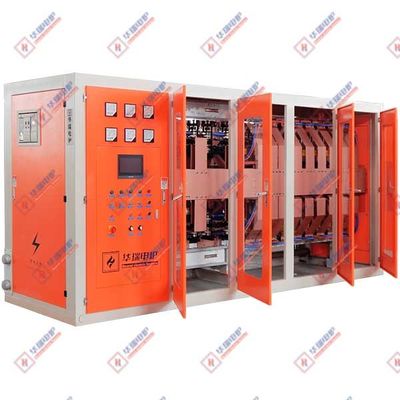 Middelfrequente inductie smeltkragtoevoer