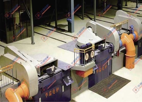 Efficiëntie Elektrische oven voor het smelten van metaal Inductie smeltoven Energiebesparing > 95% Veiligheid