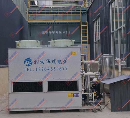 Efficiëntie Elektrische oven voor het smelten van metaal Inductie smeltoven Energiebesparing > 95% Veiligheid