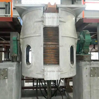 Efficient Iron Induction Smelting Furnace Made Of Aluminium Shell / Aluminium Shell Furnace met gemakkelijke bediening