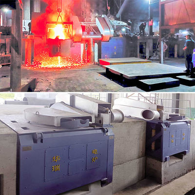 Elektrische warmtebehandelingsoven met inductie van staal 1500-1700°C 20T capaciteit