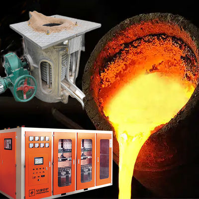 15% - 20% energiebesparing Metalen inductie smeltoven met veiligheid betrouwbaarheid