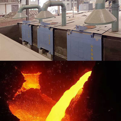 Verticale of horizontale ovenstructuur Kopersmeltoven met een hoge smeltdoeltreffendheid en een temperatuurbereik tot 1250 °C